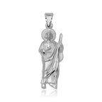 925 Sterling Silver St. Jude Charm Pendant