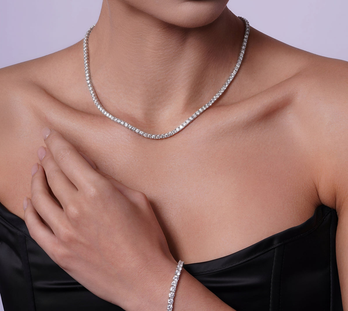Moissanite Tennis Chain