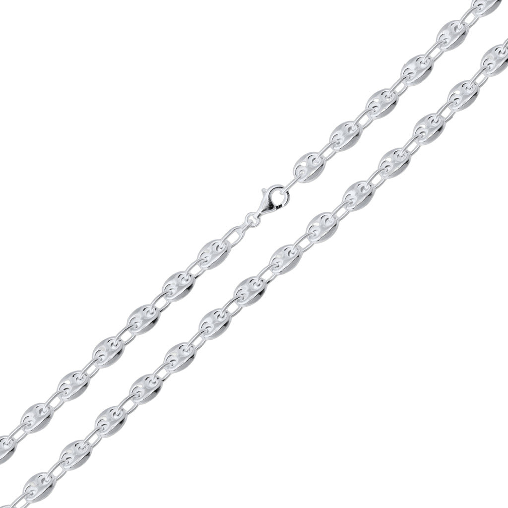 Gucci Puff Italian 925 Silver Chain/Bracelet