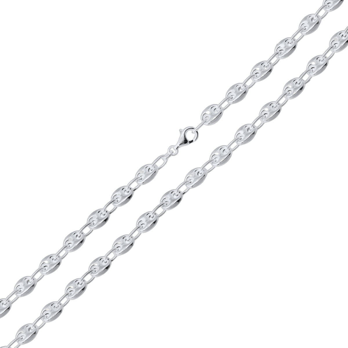 Gucci Puff Italian 925 Silver Chain/Bracelet