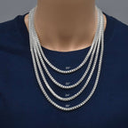 Italian 925 Silver Franco Links