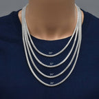 Italian 925 Silver Franco Links