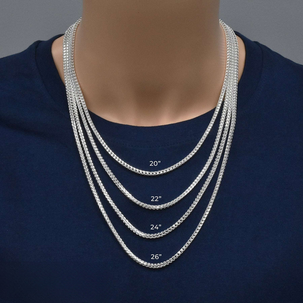 Italian 925 Silver Franco Links