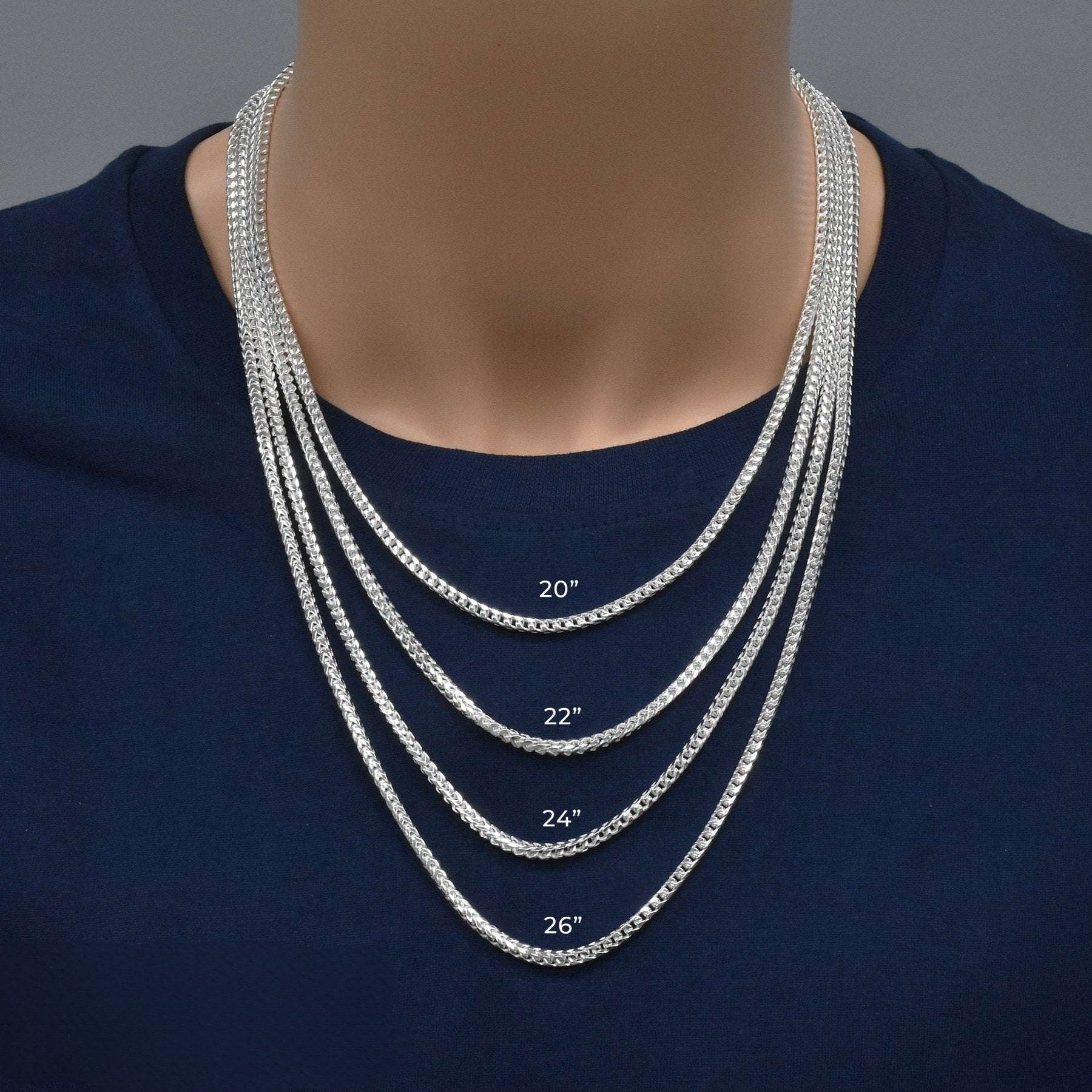 Italian 925 Silver Franco Links